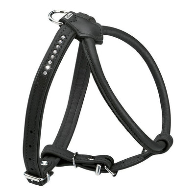 Dog Harness Hunter Round & Soft Luxus ELK Petit Black 33 cm