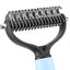 Dog Cat Grooming Brush Wellness Cleaning Hair Removal Pet Accessories 