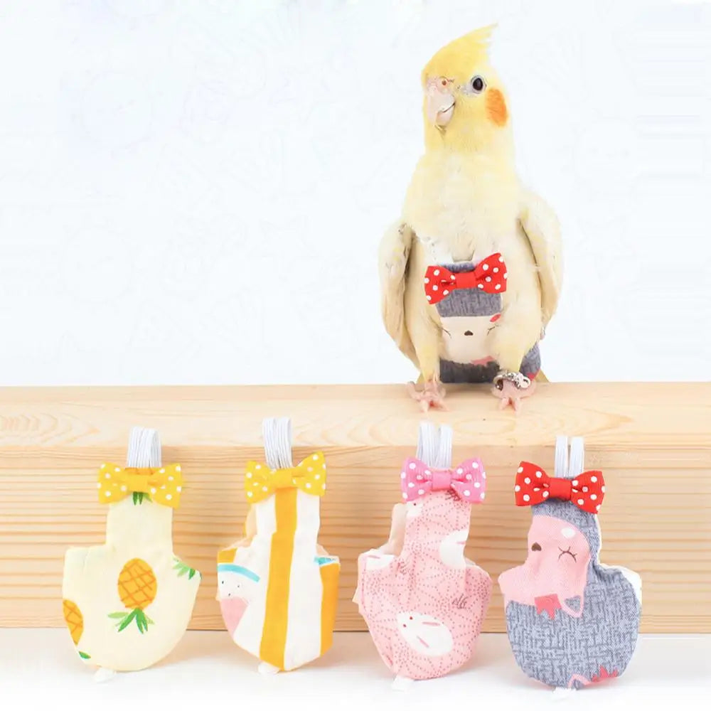 Diaper Birds Clothes Clothing Parrots Pets Comfortable Waterproof 