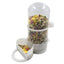 Feeder Hamster Rabbit Food Dispenser Bowl Cage Accessories for Small Pets 