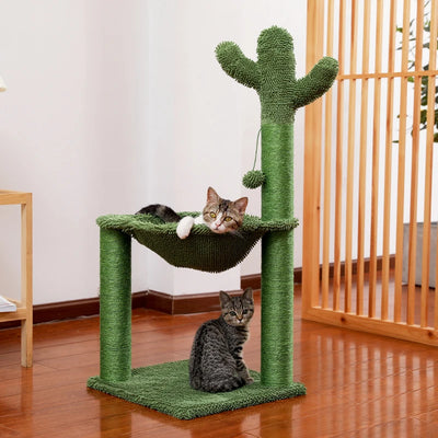 Tiragraffi Gatti Amaca Cactus Divertimento Antistress Giocattoli Animali Domestici