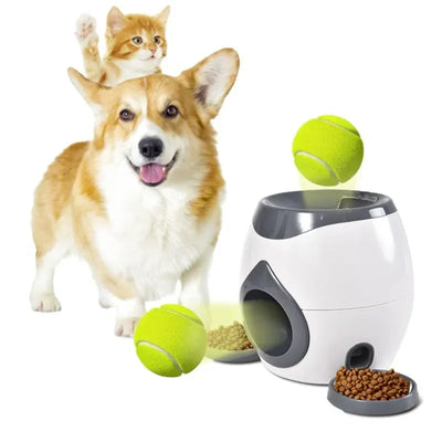 Giocattolo Cani Interattivo Lancio Palline Tennis Divertente Antistress Accessori Animali Domestici