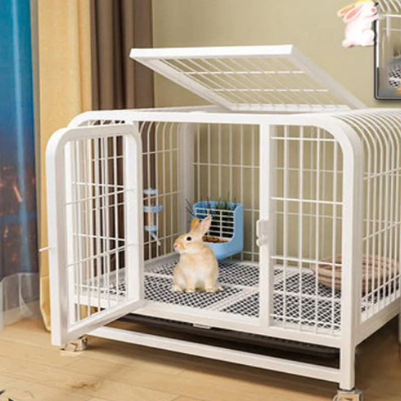 Conigliera Coniglio Gabbia Roditori Accessori Resistente Animali Domestici