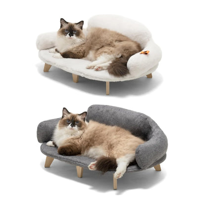Divano Cuccia Gatto Design Innovativo Rialzato Comfort Confortevole Durevole Relax Animali Domestici