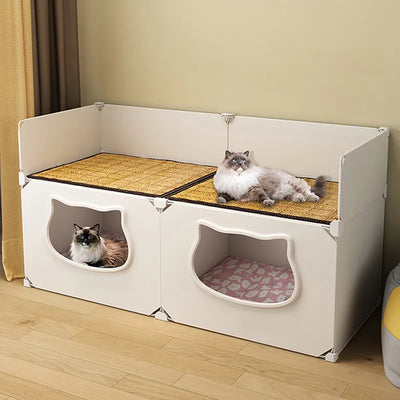 Cuccia Gatto Casa Smontabile Comoda Resistente Design Innovativo Animali Domestici