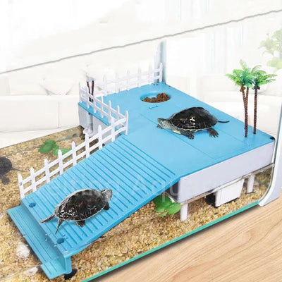 Habitat Tartaruga Rettile Piattaforma Multifunzionale Accessori Animali Domestici