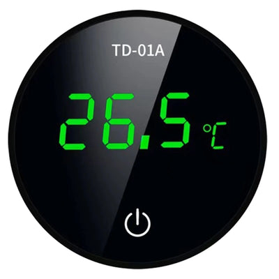 Termometro Acquario Display LED Schermo Touch USB Ricaricabile