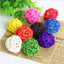 Parrot Bird Toy 10 Pieces Multicolored Ball Chew Biting Funny Anti-Stress Pet Accessories 