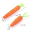 Interactive Cat Toy Sound Carrot Set 2 Pieces Fun Pet Accessories 