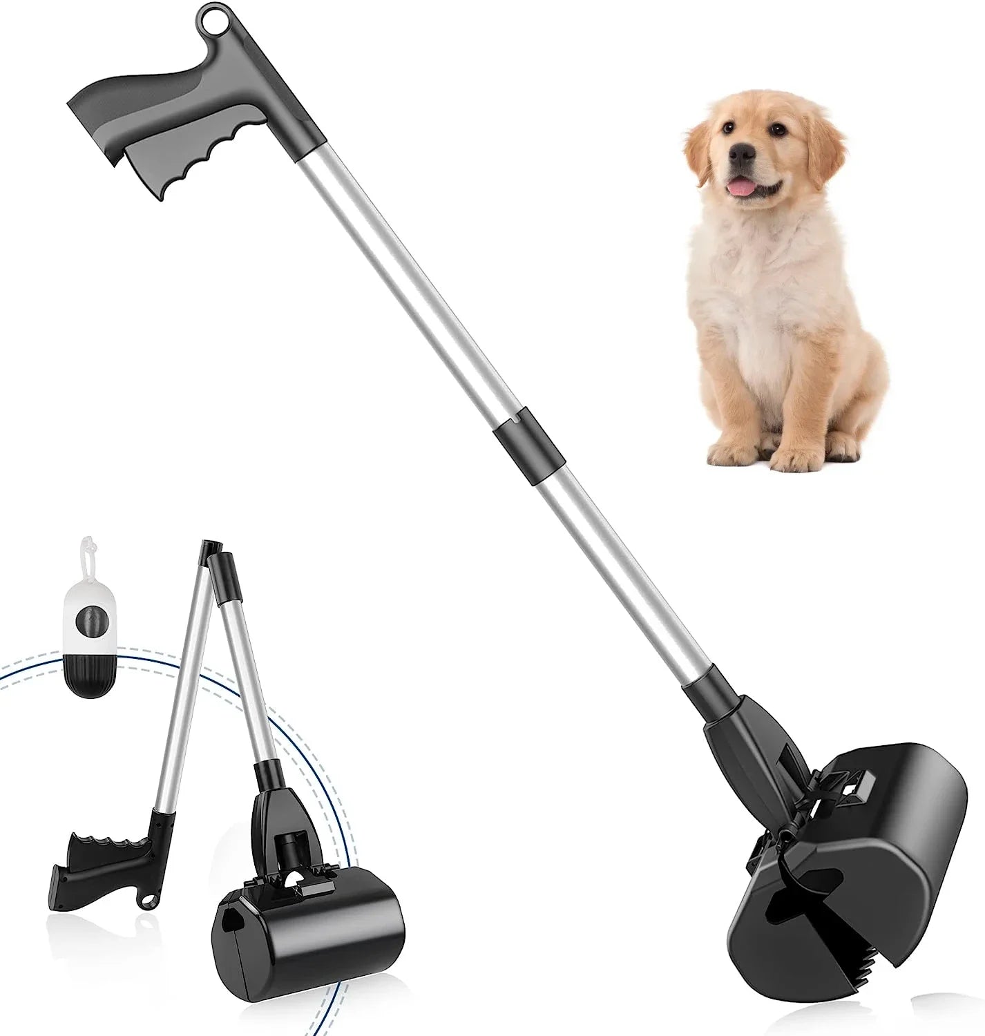 Paletta Cani Pulizia Scooper Portatile Animali Domestici