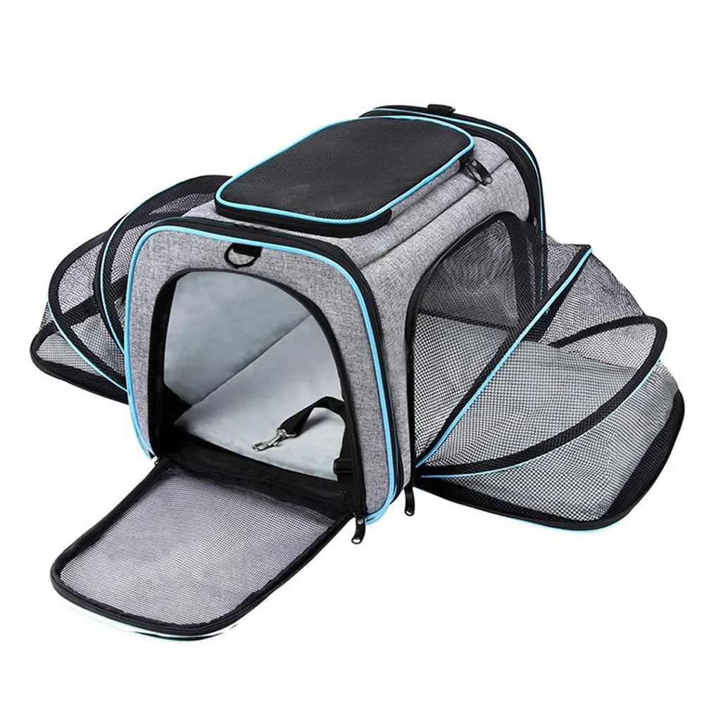 Trasportino Cani Gatti Viaggio Portatile Borsa Animali Domestici