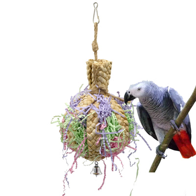 Giocattolo Uccello Legno Intrecciato Resistente Durevole Divertente Animali Domestici