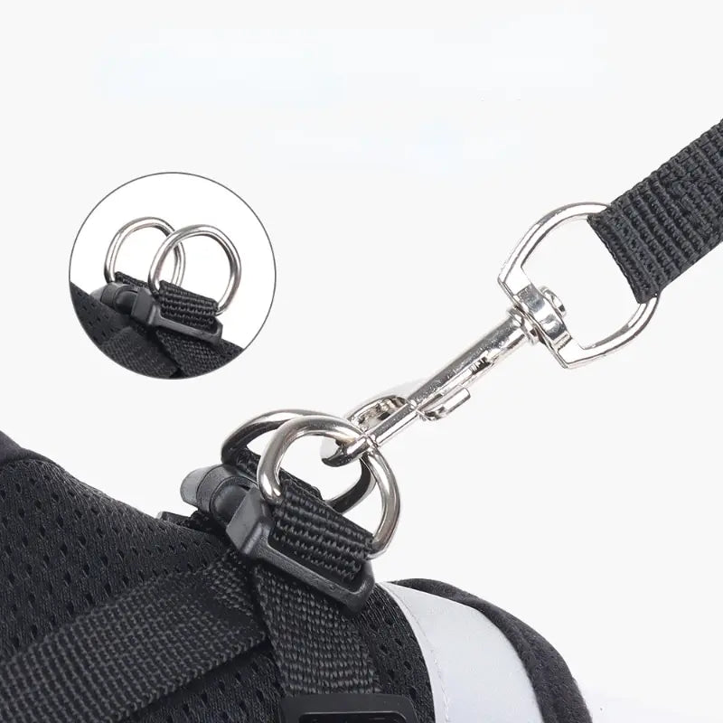 Adjustable Breathable Dog Leash Harness Pet Accessories Reflective Collar 