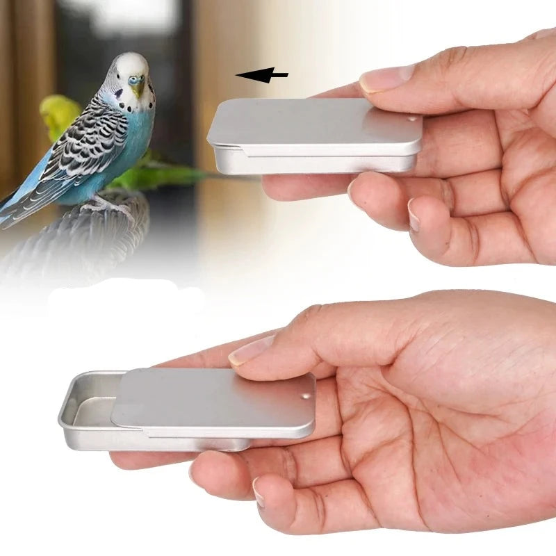 Portable Bird Feeder Feeding Box Jar Birds Pet Accessories 