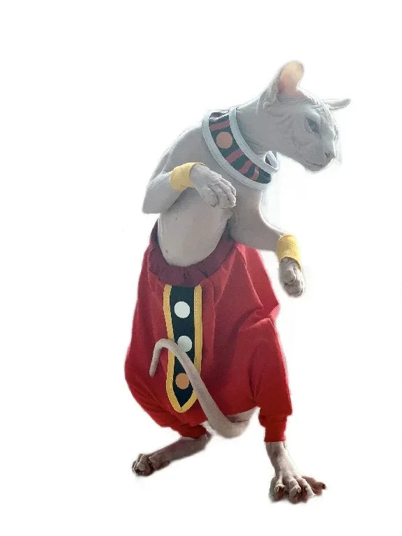 Abbigliamento Gatto Design Divertente Anime Dragon Ball Lord Beerus Lord Champa Artigianale Versatile Animali Domestici
