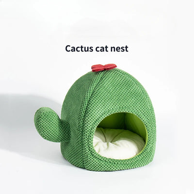 Cuccia Gatto Cane Cactus Morbida Resistente Comoda Animali Domestici