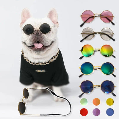 Abbigliamento Cane Gatto Occhiali Estivo Adorabile Sole Protezione Raggio UV Accessori Animali Domestici