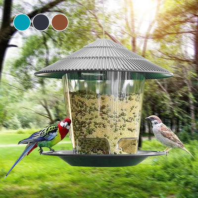 Mangiatoia Uccelli Ciotola Cibo Contenitore Mangime Accessori Animali Domestici