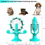 Giocattolo Gatto Cane Allenamento Esercizio Gioco Mangiatoia Cibo Design Rotante Ventosa Durevole Animali Domestici