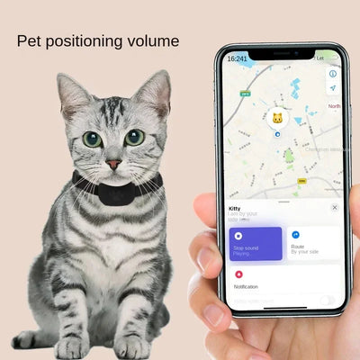 Collare Gatto Cane Localizzatore GPS Impermeabile IOS Bluetooth Animali Domestici