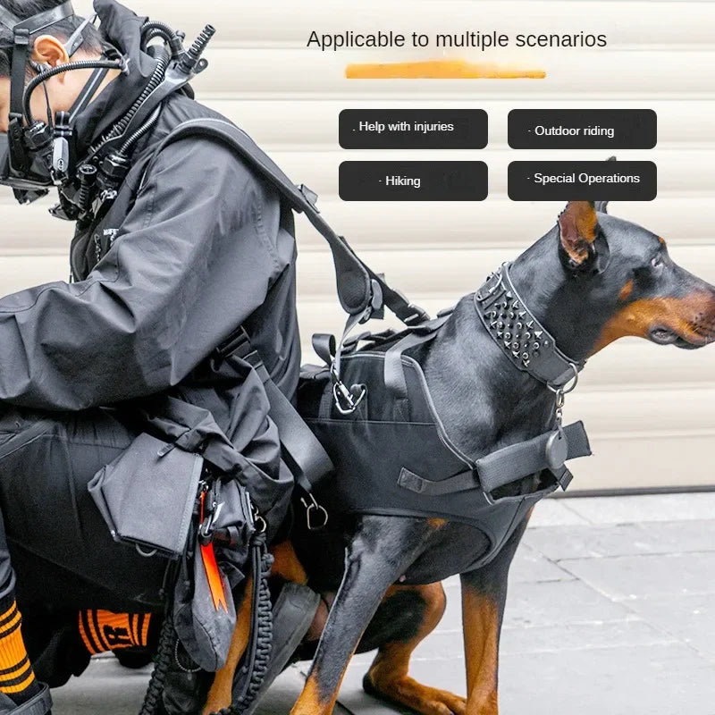 Trasportino Nylon Traspirante Confortevole Versatile Cani Mobilità Ridotta Design Ergonomico Durevole Resistente Sicurezza Comfort Animali Domestici