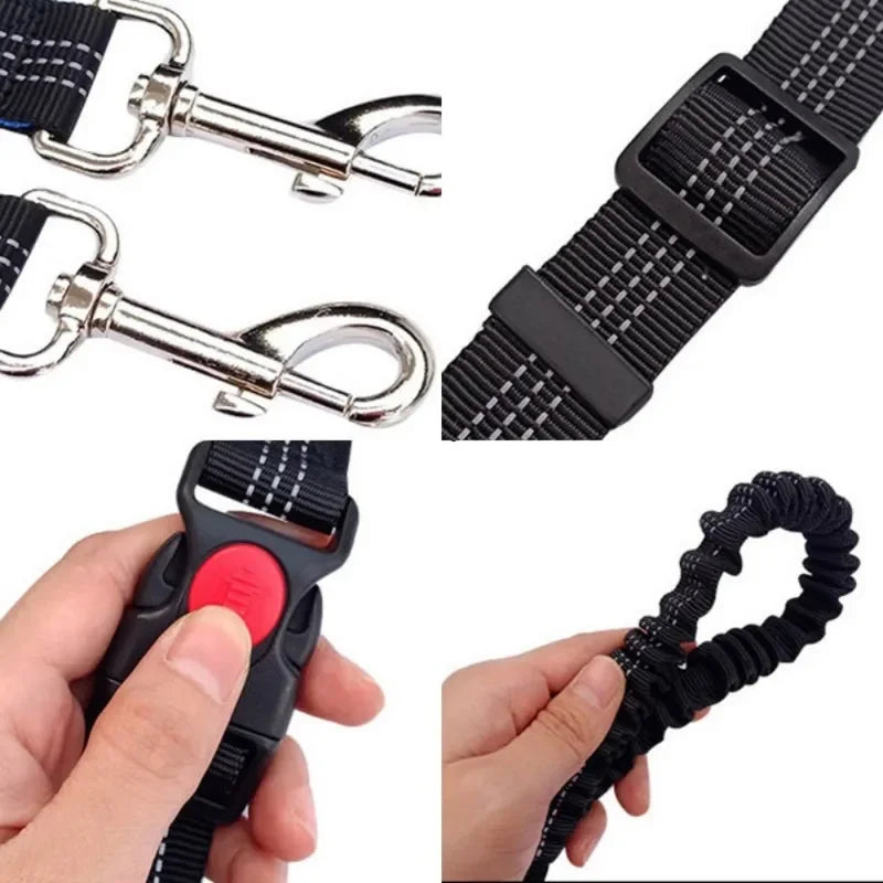 Guinzaglio Cani Resistente Nylon Cintura Passeggio Accessori Animali Domestici