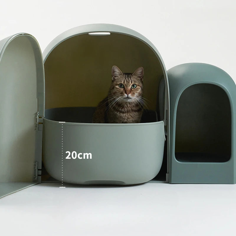 Lettiera Gatto Resistente Facile Da Usare Design Innovativo Accessori Animali Domestici