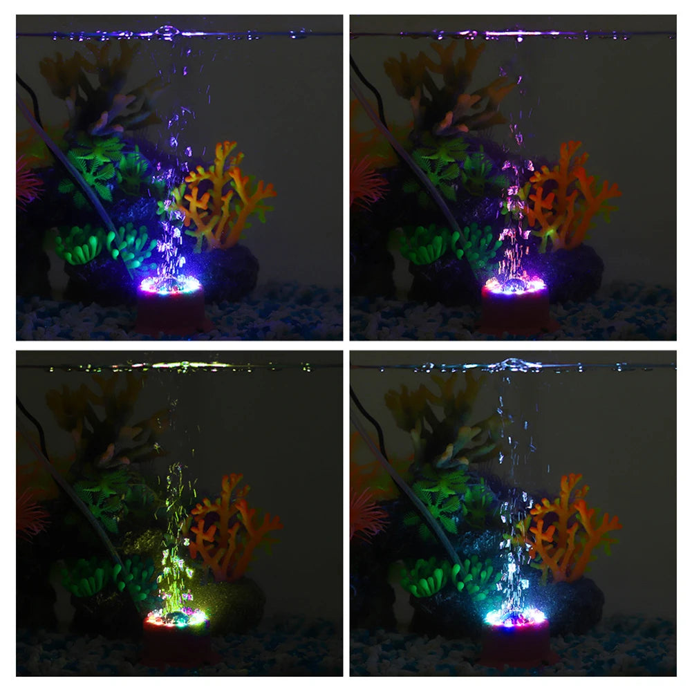 Lampada LED Acquario Illuminazione 4 Colori 1W Ossigenazione Impermeabile