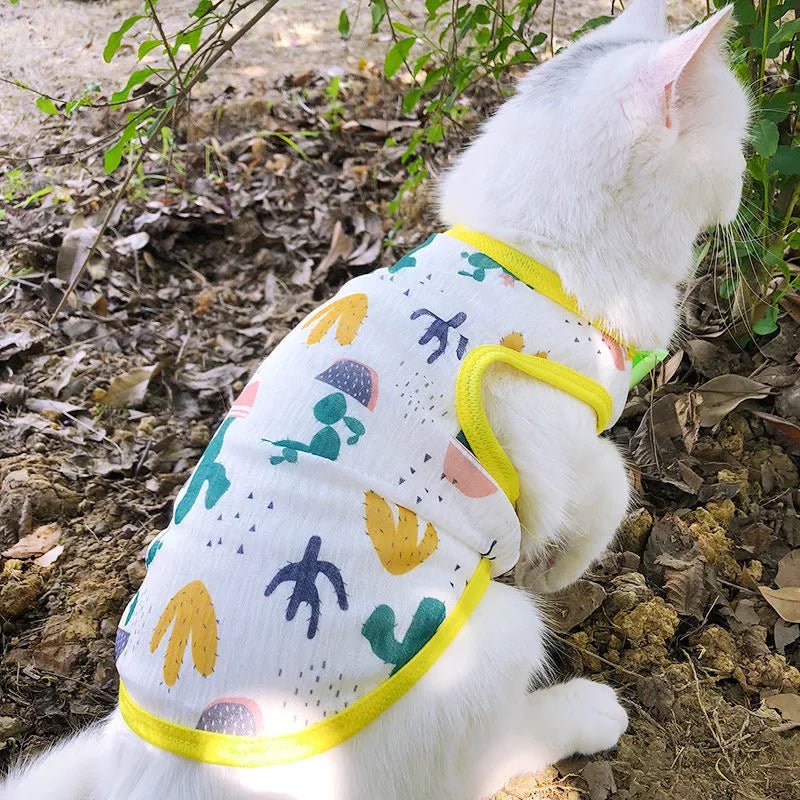Abbigliamento Cane Gatto Coniglio Roditori Vestito Estivo Protezione Traspirante Animali Domestici - PELOSAMICI
