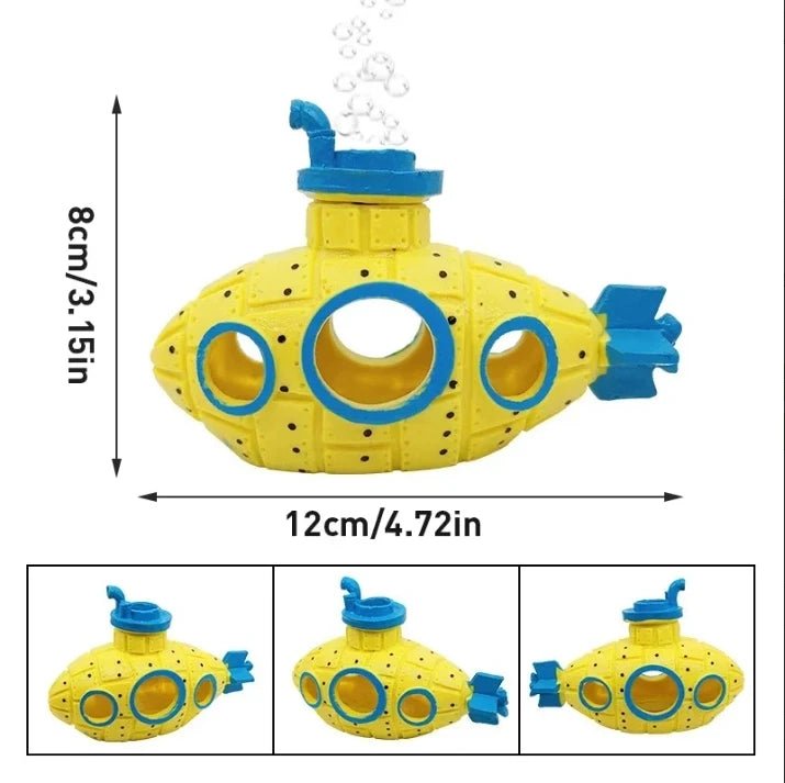 Accessori Pesci Acquario Design Vivace Abbellimento Decorazione Animali Domestici - PELOSAMICI