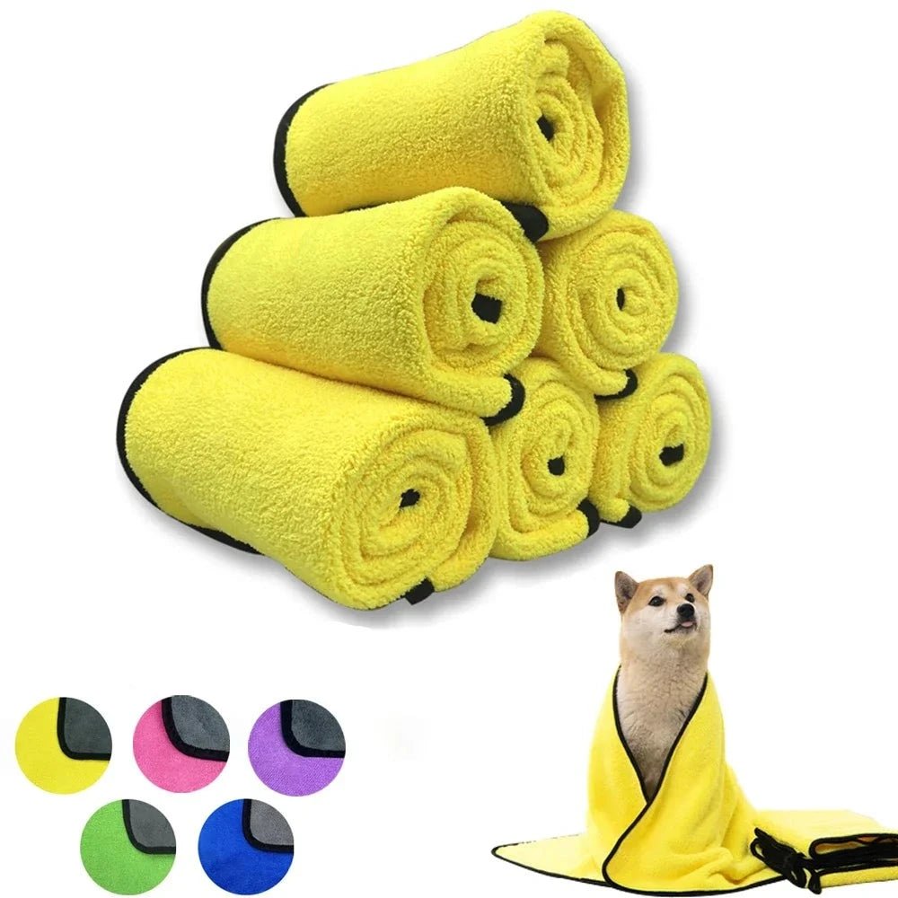 Asciugamano Cane Gatto Tappetino Multicolore Comodo Pulizia Igiene Animali Domestici - PELOSAMICI