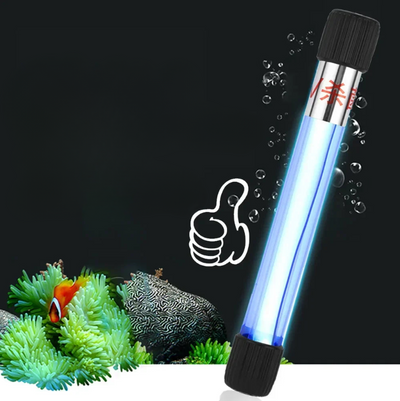 Lámpara UV sumergible, luz esterilizadora para acuario, filtro ultravioleta resistente al agua 