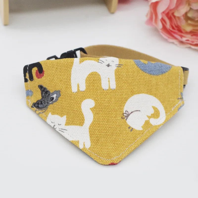 Collare Gatto Bandana Regolabile Sicuro Elegante Animali Domestici - PELOSAMICI