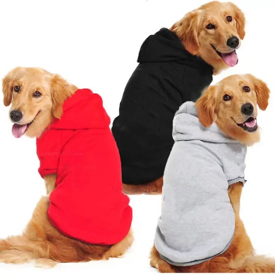 Felpa Cani Cappuccio Cotone Traspirante Accessori Abbigliamento Animali Domestici - PELOSAMICI