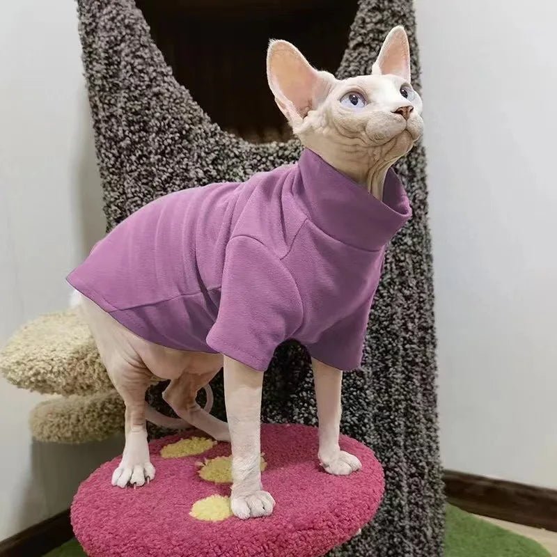 Felpa Gatti Leggera Cotone Abbigliamento Accessori Animali Domestici - PELOSAMICI