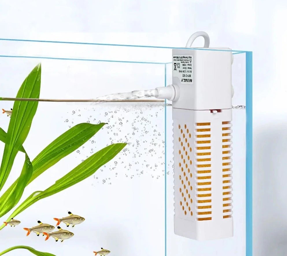 Filtro Acquario Sommergibile Pompa Circolazione Integrata Silenzioso 3.5W - PELOSAMICI