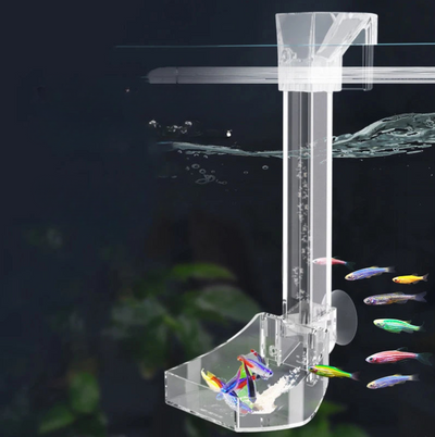 Aquarium Fish Feeder Transparent Tube Feeder Pet Accessories