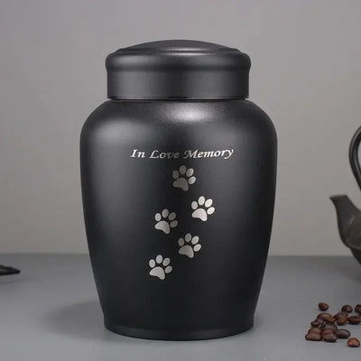 Urn Pets Dog Cat Cremation Ashes Funeral Memorials Stainless Steel 
