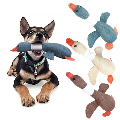 El juguete de peluche suave para perros reduce el estrés y los accesorios divertidos para mascotas 
