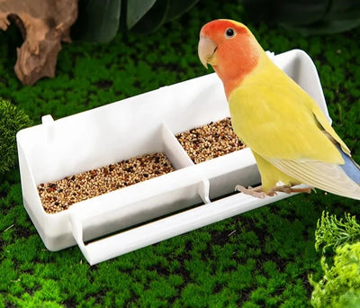 Bird Feeder Bowl Parrot Food Cage Feeder Pet Accessories 