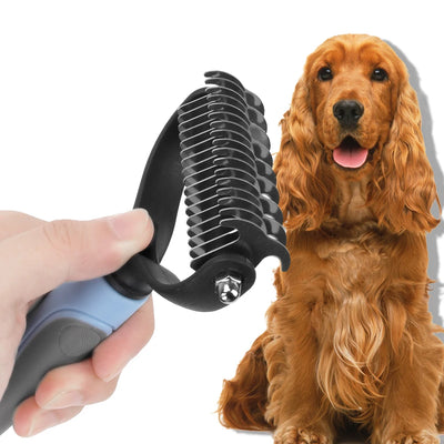 Dog Cat Grooming Brush Wellness Cleaning Hair Removal Pet Accessories 