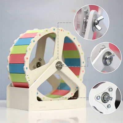 Hamster Wheel Exercise Running Toy Pets Fun Cage 