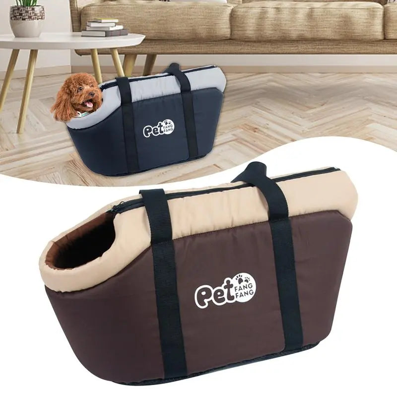 Dog Cat Carrier Foldable Travel Bag for Pet Safety Transport Breathable 