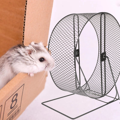 Hamster Wheel Movement Running Exercises Toy Pet Cage Accessories 