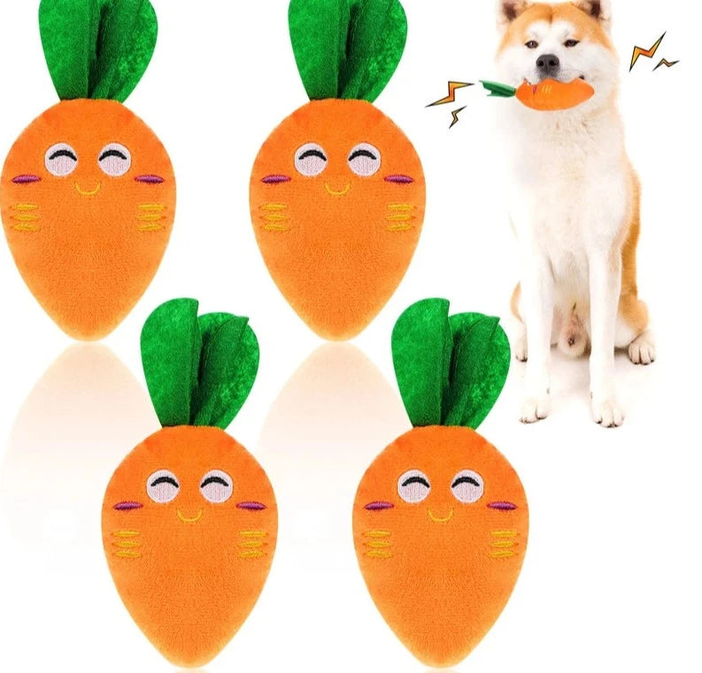 Dog Toy Carrot Sound Fun Antistress Pet Accessories 