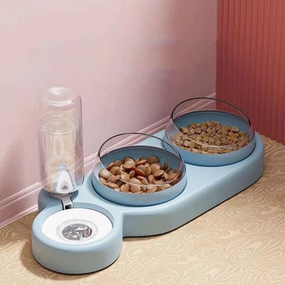 Ciotola Cane Gatto Cibo Acqua Dispenser Automatico Mangiatoia Accessori Animali Domestici - PELOSAMICI