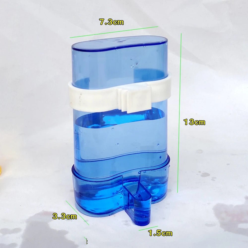 Distributore Acqua Uccelli Dispenser Automatico Gabbia Pappagallo Accessori Animali Domestici - PELOSAMICI